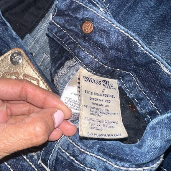 Miss me skinny jeans size 24 Women's Blue Jeans - Picture 5 of 8